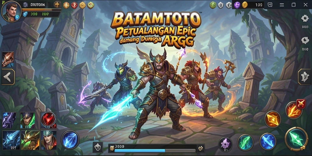 Tampilan gameplay epik di dunia BATAMTOTO