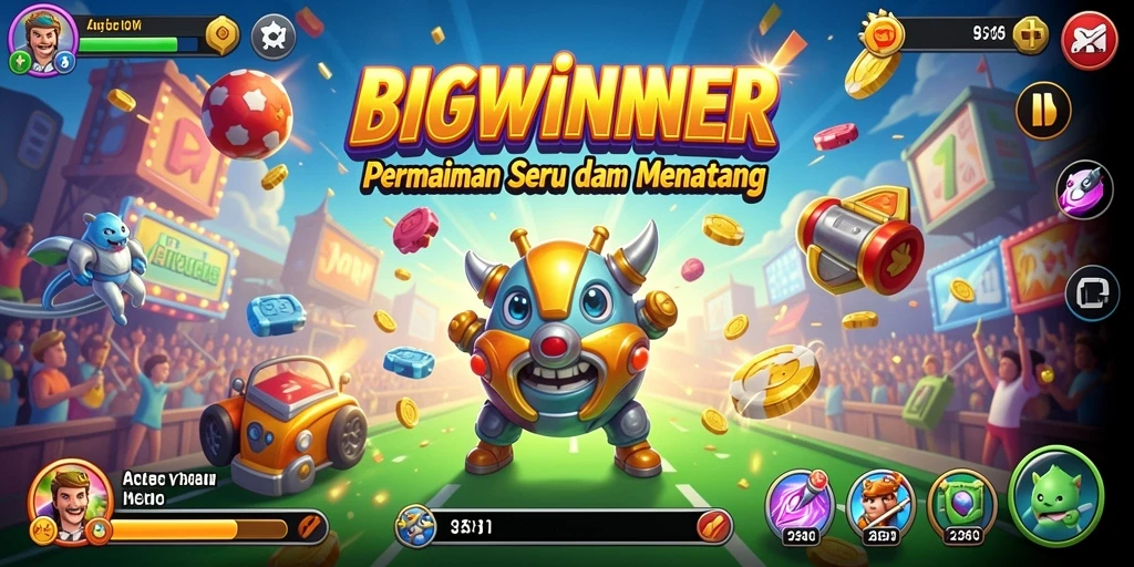 Tampilan gameplay seru dan menantang dari BIGWINNER.