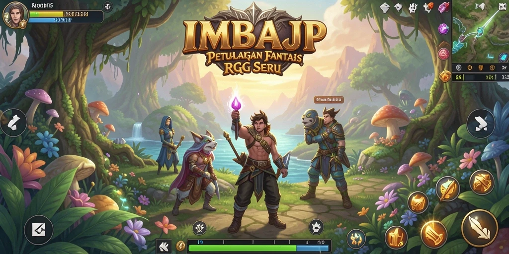 Gambaran gameplay seru dalam IMBAJP yang penuh aksi.