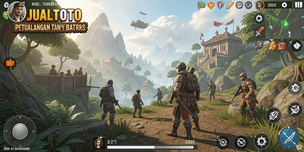 Gameplay Open World yang menakjubkan di JUALTOTO.