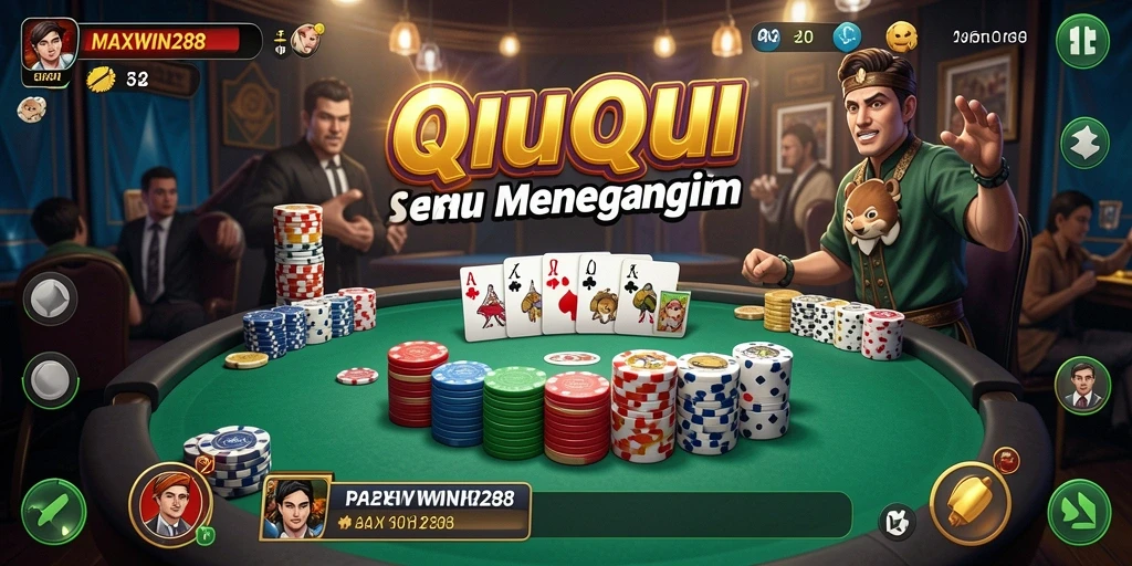 Tampilan gameplay QiuQiu yang menarik di MAXWIN288.