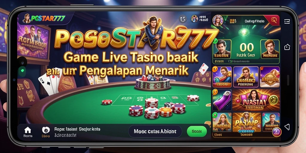 Tampilan gameplay menarik dari PGSTAR777 dalam suasana Live Casino.