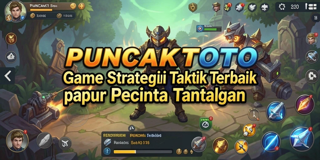 Tangkapan layar gameplay strategi PUNCAKTOTO yang mendebarkan.