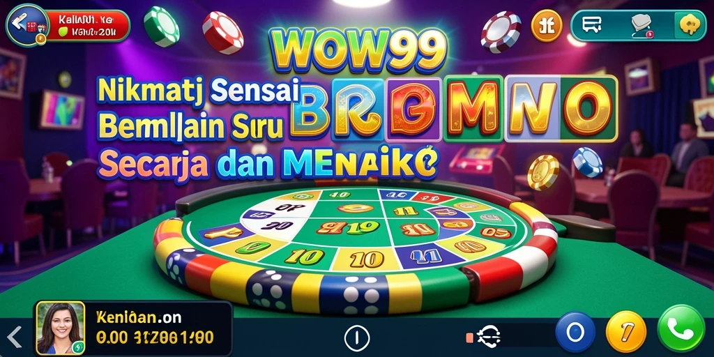 Tangkapan layar gameplay WOW99 memperlihatkan serunya permainan Bingo.