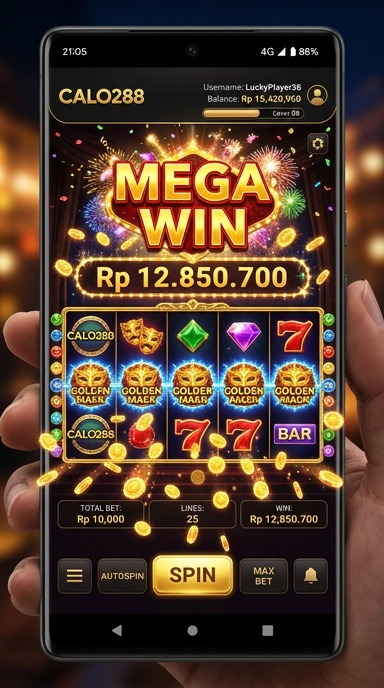 Tampilan antarmuka pengguna di calo288 yang sederhana dan efektif.